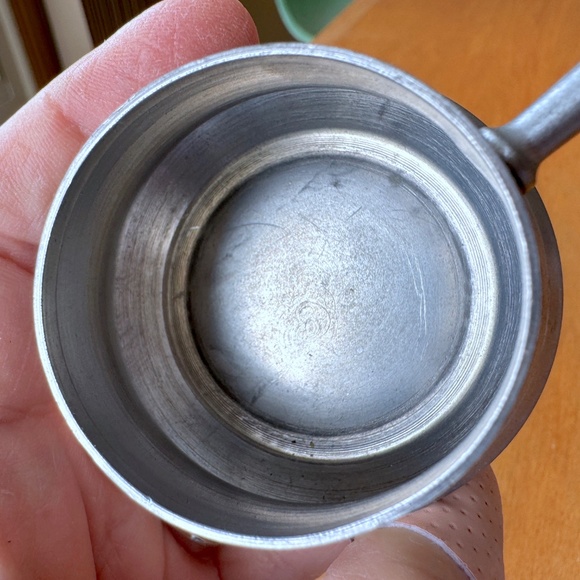 Mini Pewter Cup with Handle, SMR Italy, Vintage - Picture 8 of 10